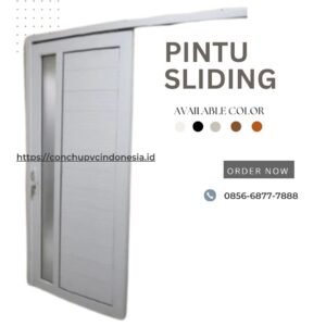 pintu upvc kamar tidur