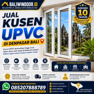 Jual Kusen Upvc di Denpasar Bali
