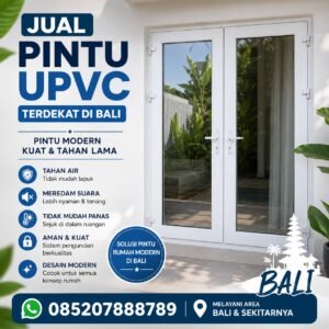 Pusat Pintu Upvc Murah di Bali Garansi 10 Tahun